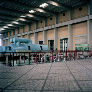 849451 Interieur van de electrische centrale Lage Weide van de PEGUS (Provinciaal en Gemeentelijk Utrechts ...